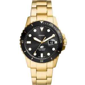 Fossil Blue Dive Black Dial Men 42mm