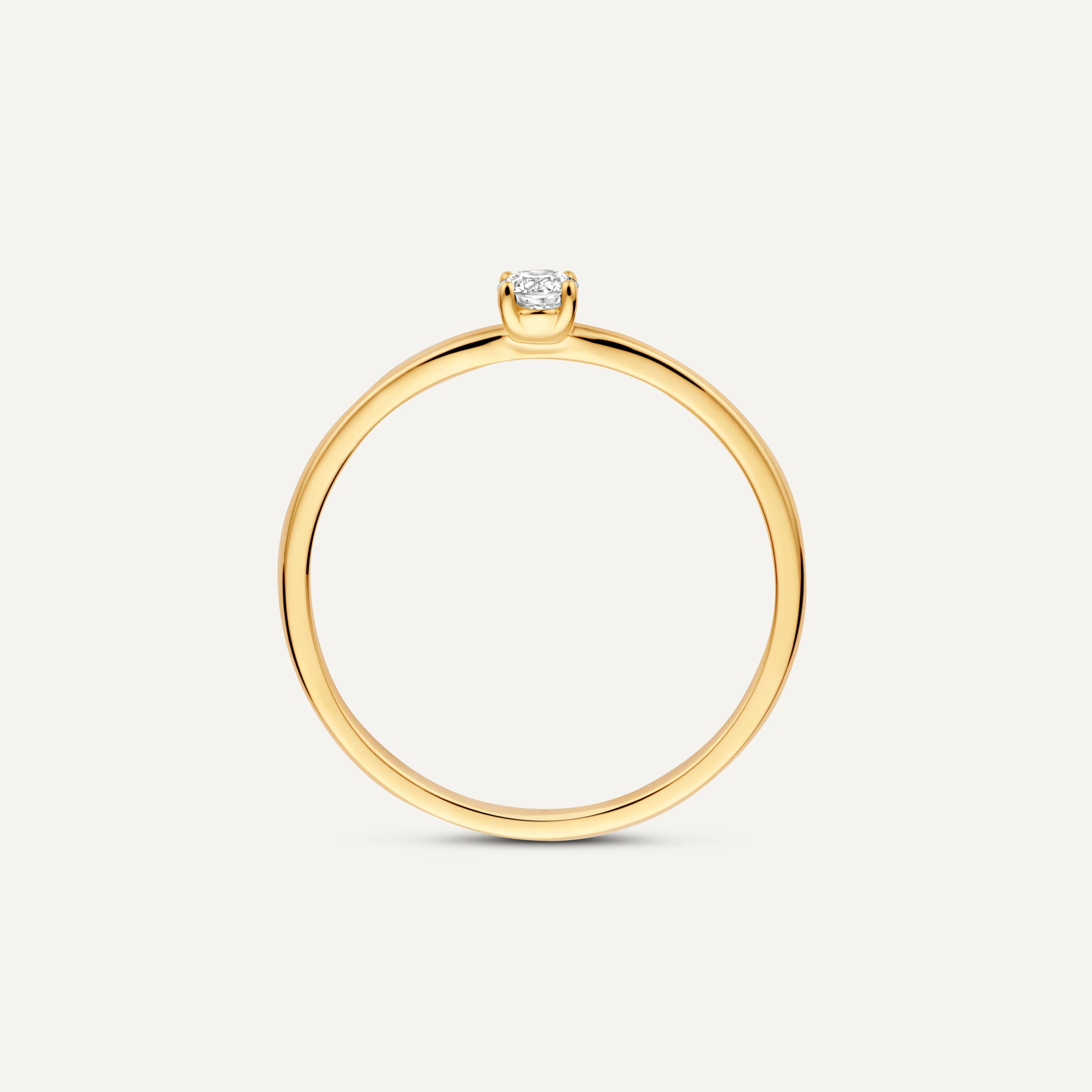 Four Prong Diamond Solitary Ring (0.10 ct)