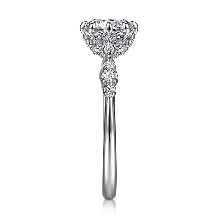 Gabriel & Co. Lelia Contemporary Diamond Engagement Ring