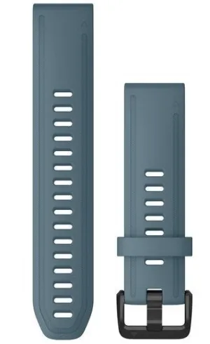 Garmin Strap QuickFit 20 Lakeside Blue Silicone