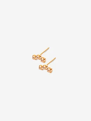 Gaston Earrings Champagne