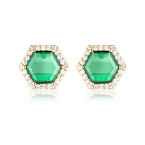 GEORGINI COMMONWEALTH COLLECTION BIRMINGHAM EARRINGS GOLD