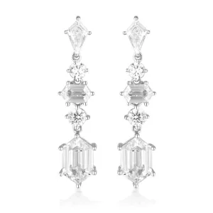 Georgini Rock Star Sword Silver Earrings