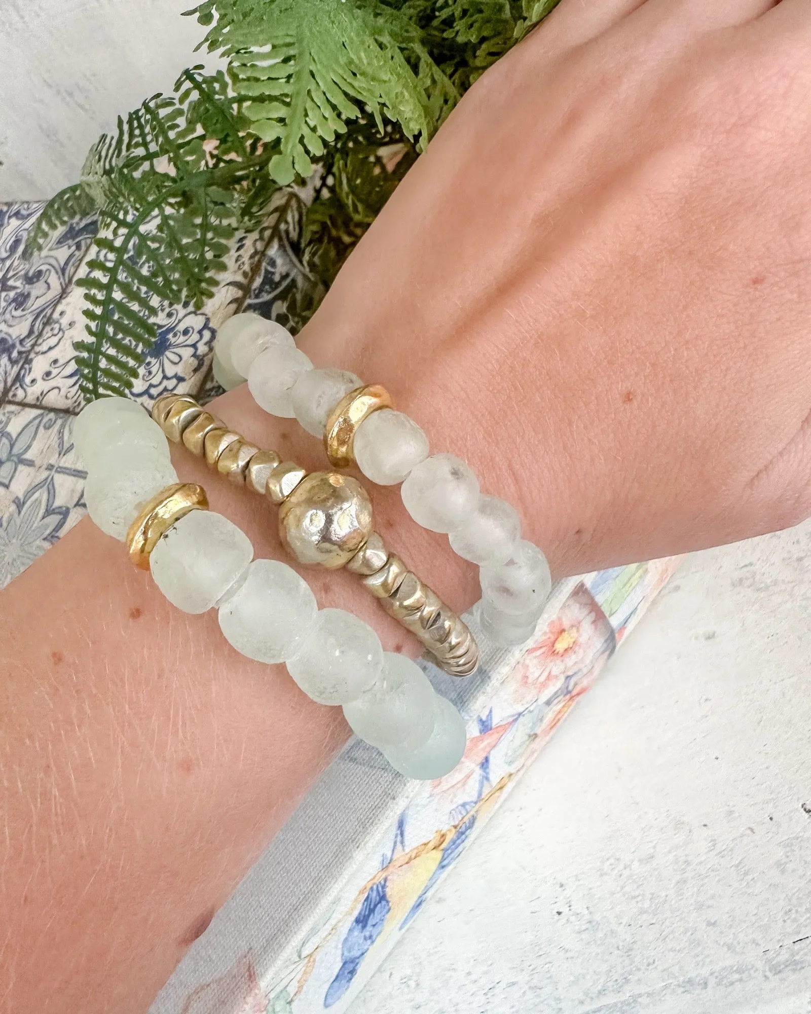 Glass Bracelet Mint