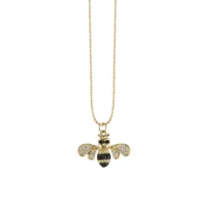 Gold & Diamond Bee Charm