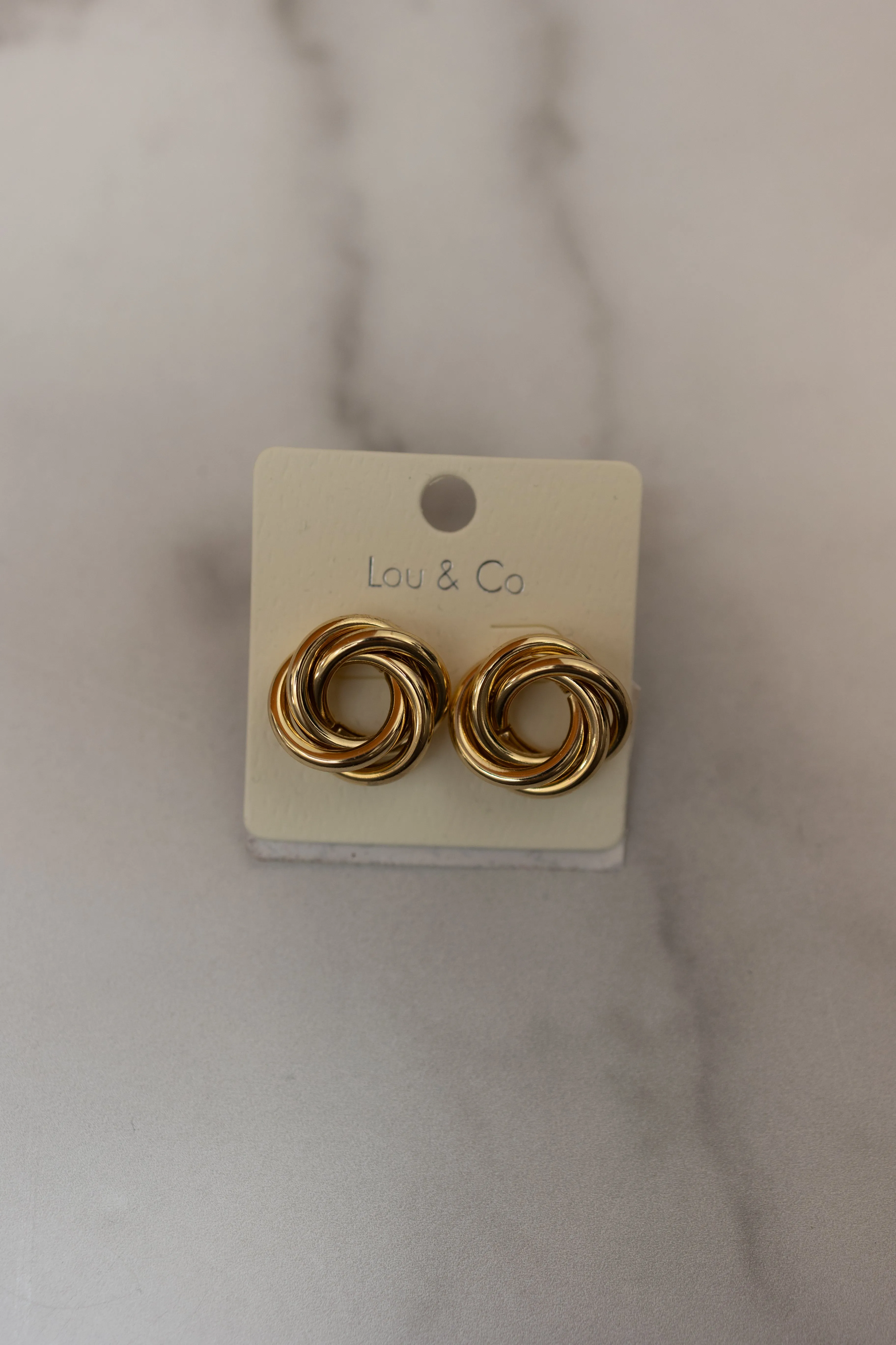 Gold-Dipped Earrings