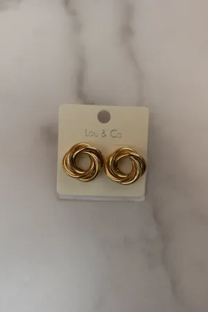 Gold-Dipped Earrings