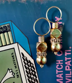 Gold plated Gujarati earrings