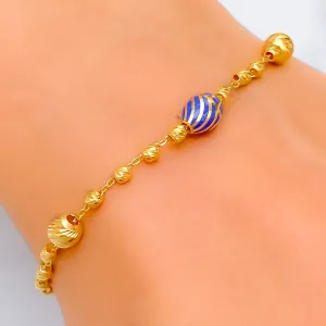 Graceful Distinct 21k Gold Bracelet