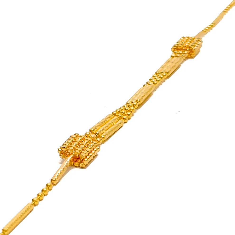 Graceful Jazzy 22K Gold Bracelet