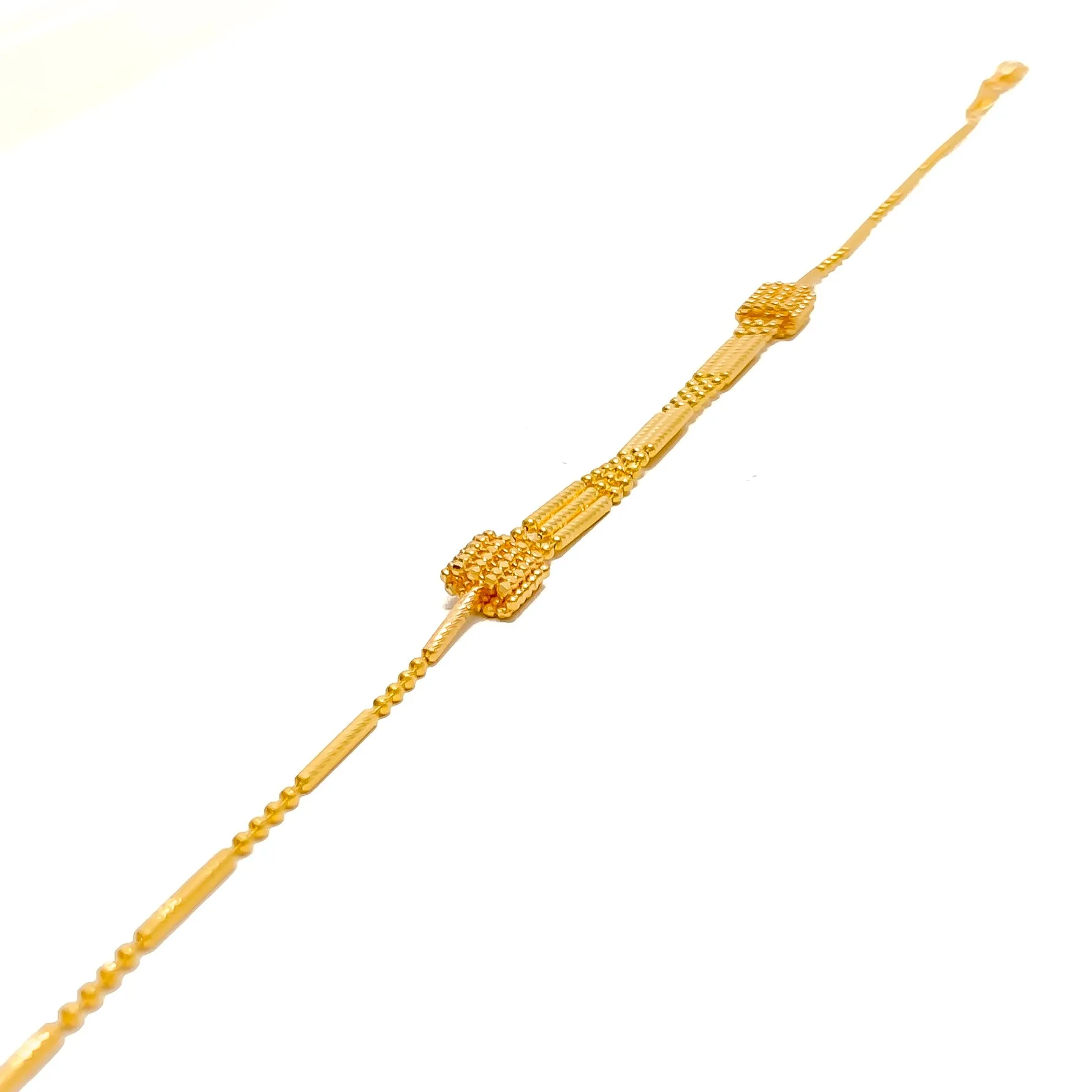 Graceful Jazzy 22K Gold Bracelet