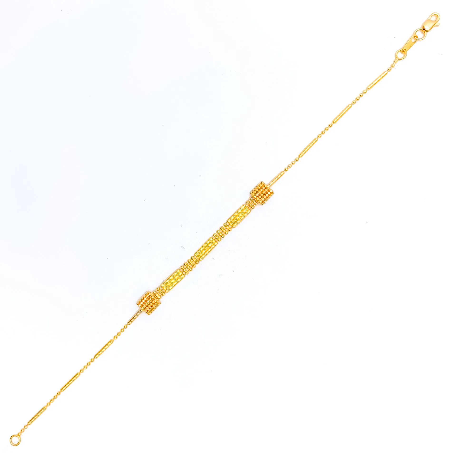 Graceful Jazzy 22K Gold Bracelet