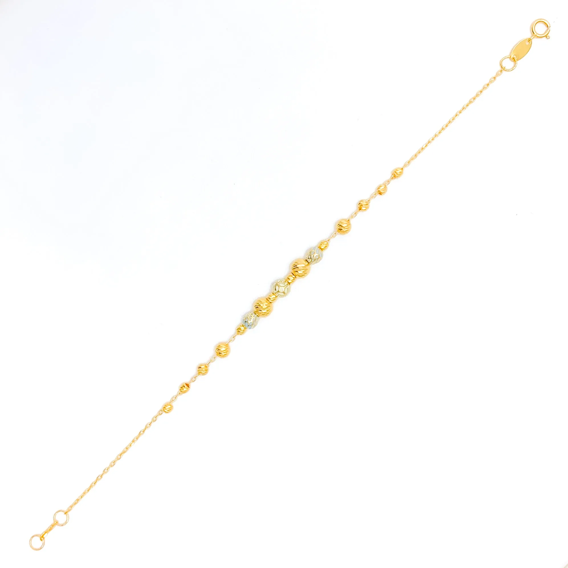 Graceful Radiant 21k Gold Bracelet