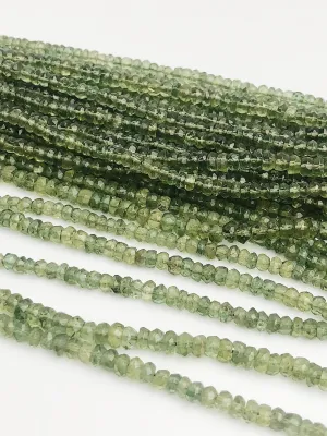 HALF OFF SALE - Green Apetite Gemstone Beads, Full Strand, Semi Precious Gemstone, 15"