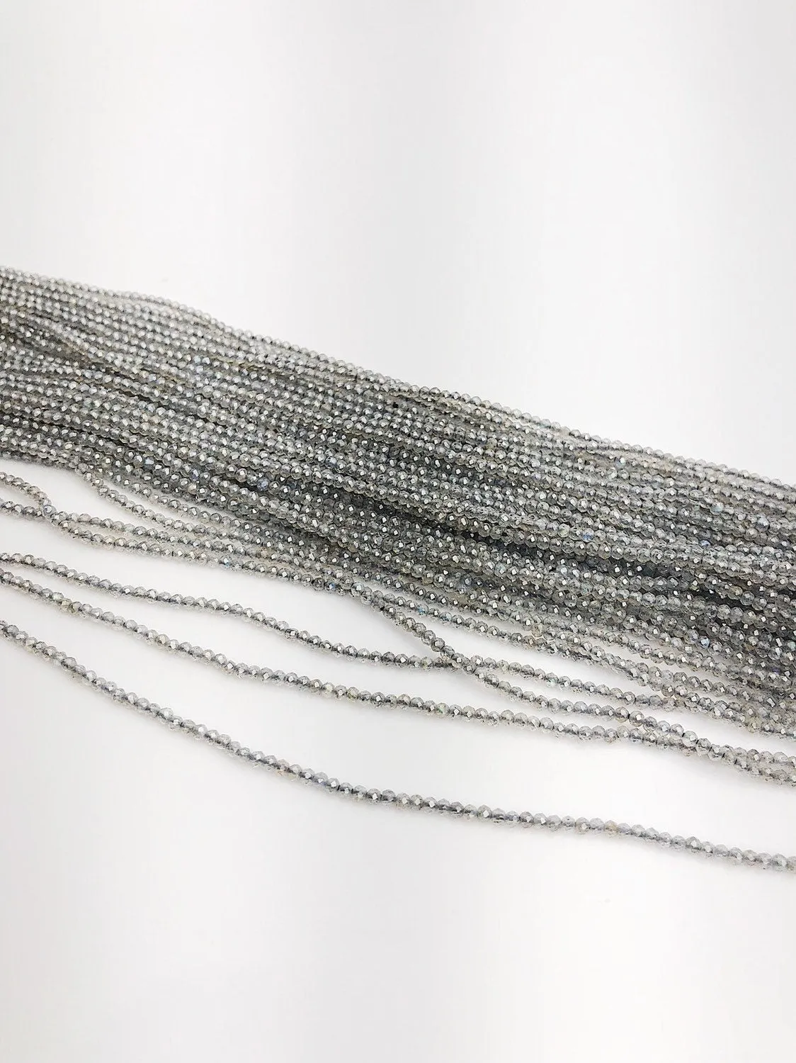 HALF OFF SALE - Labradorite Gemstone Beads, Full Strand, Semi Precious Gemstone, 13"