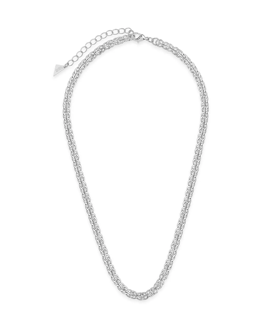 Hammered Interlocking Curb Chain