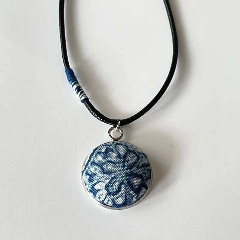 Handmade Miao Batik Necklace