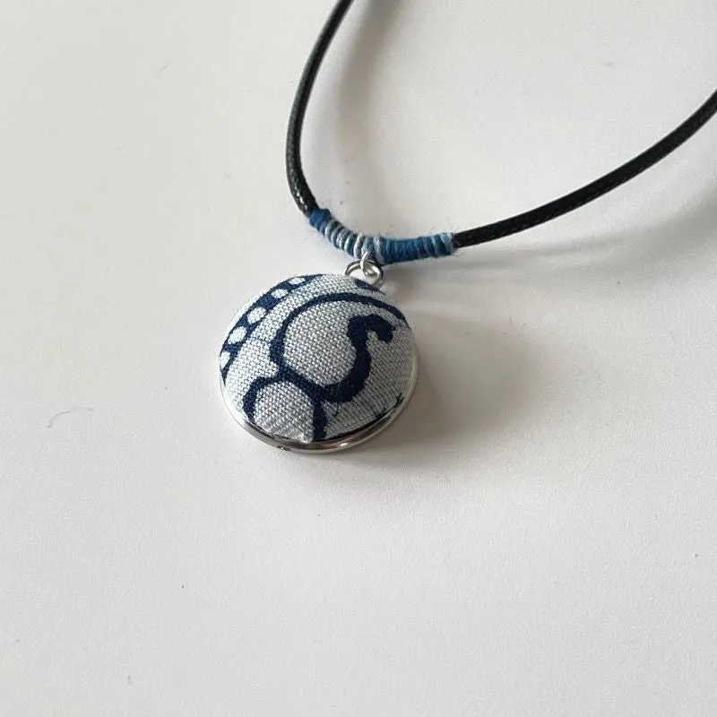 Handmade Miao Batik Necklace