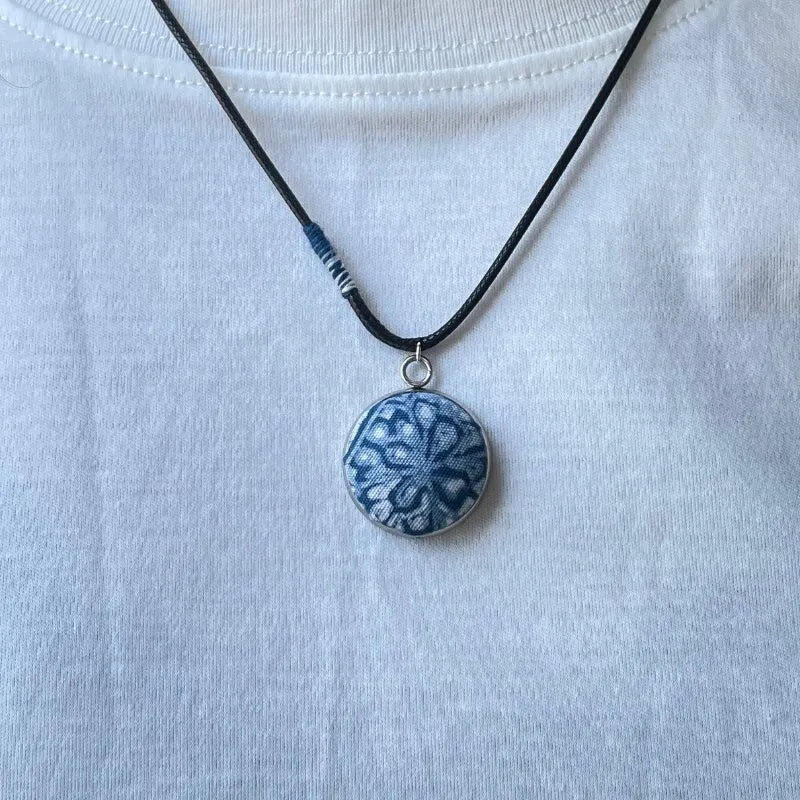 Handmade Miao Batik Necklace