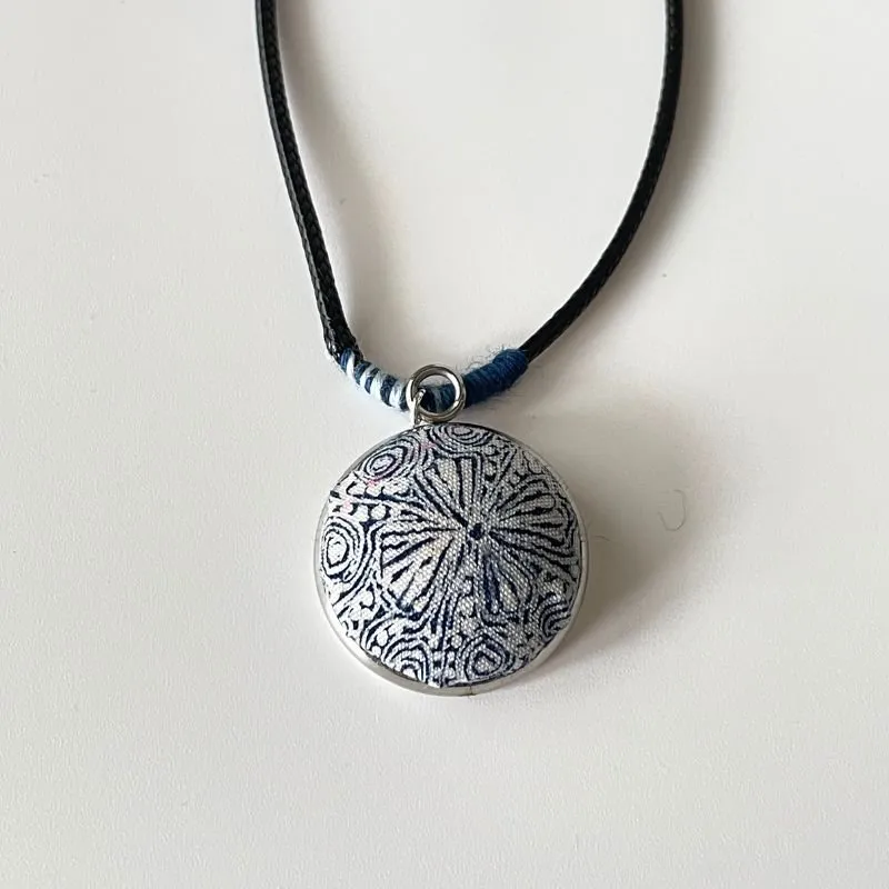 Handmade Miao Batik Necklace