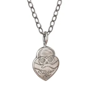 Heart Chooseth Sterling Silver Necklace