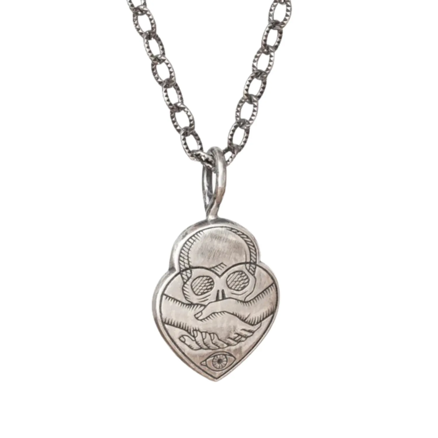 Heart Chooseth Sterling Silver Necklace