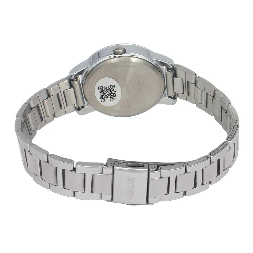 Helix By Timex Pink Round Analog Stainless Steel Watch Women -TW052HL01