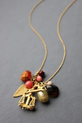 Horoscope Color Cluster Necklaces 12 signs