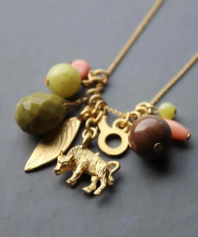 Horoscope Color Cluster Necklaces 12 signs
