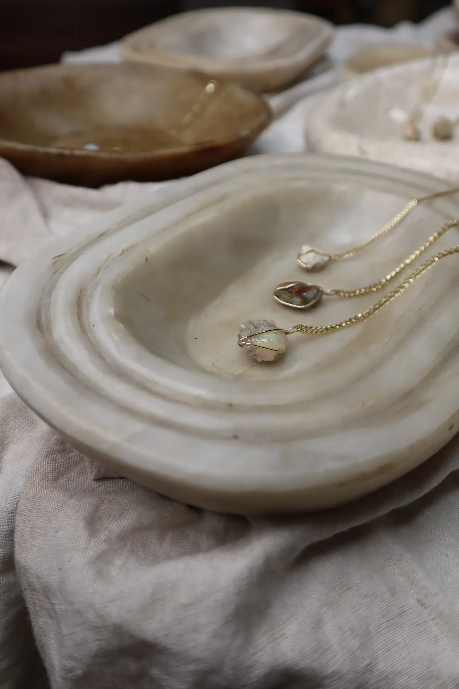 Indian Oval Marble Dish