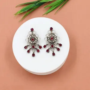 Infinite Charm: Handcrafted Silver Earring by Sangeeta Boochra