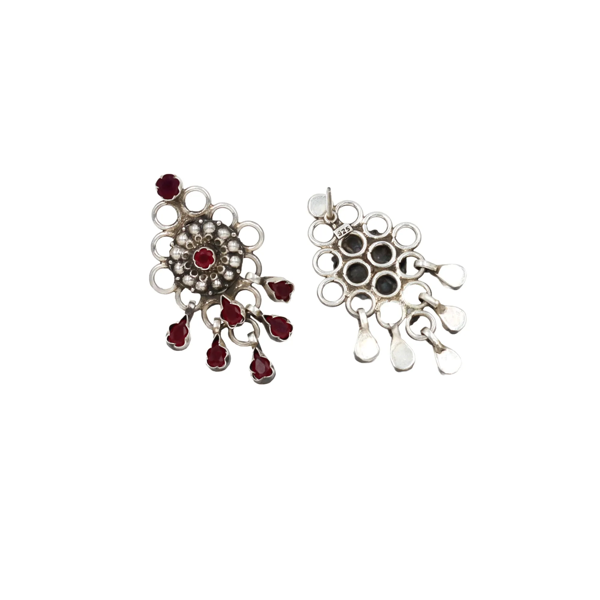 Infinite Charm: Handcrafted Silver Earring by Sangeeta Boochra