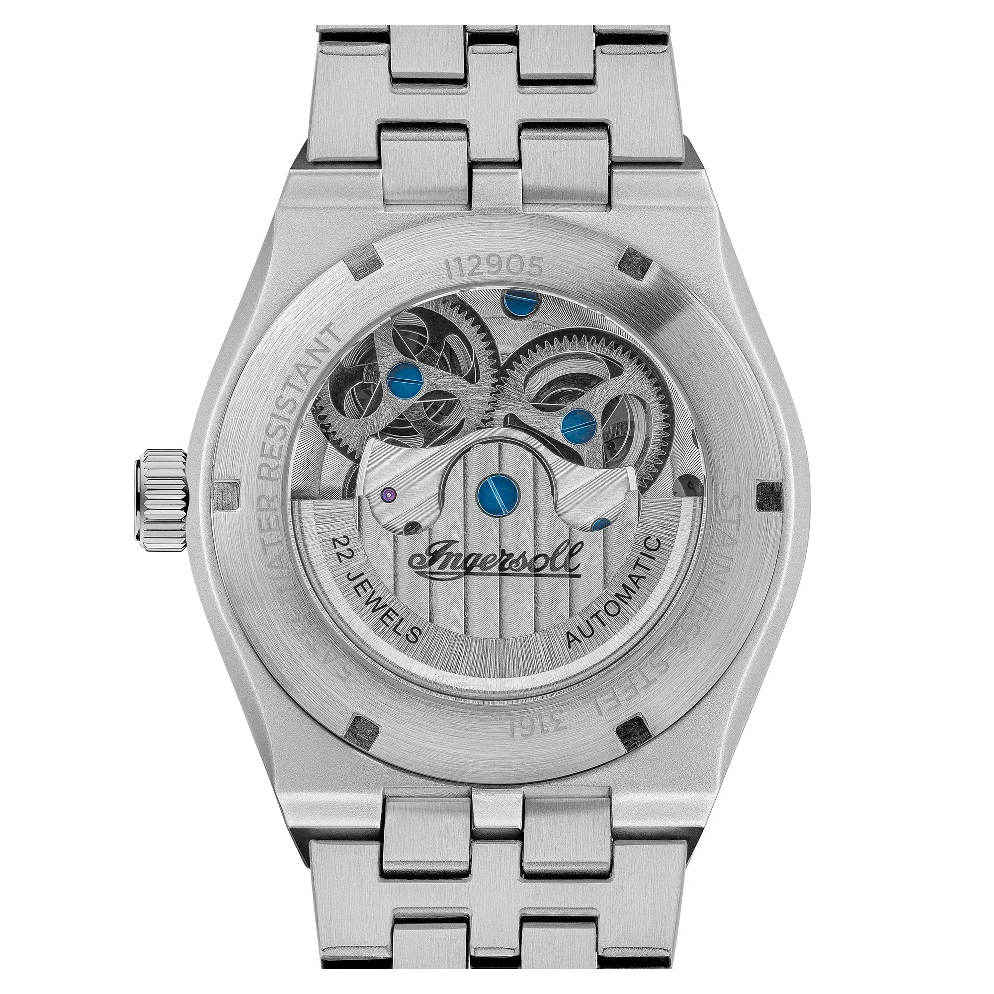 Ingersoll Automatic Green Skeleton Dial With Lifetime Warranty Analog Watch - For Gents  I12905