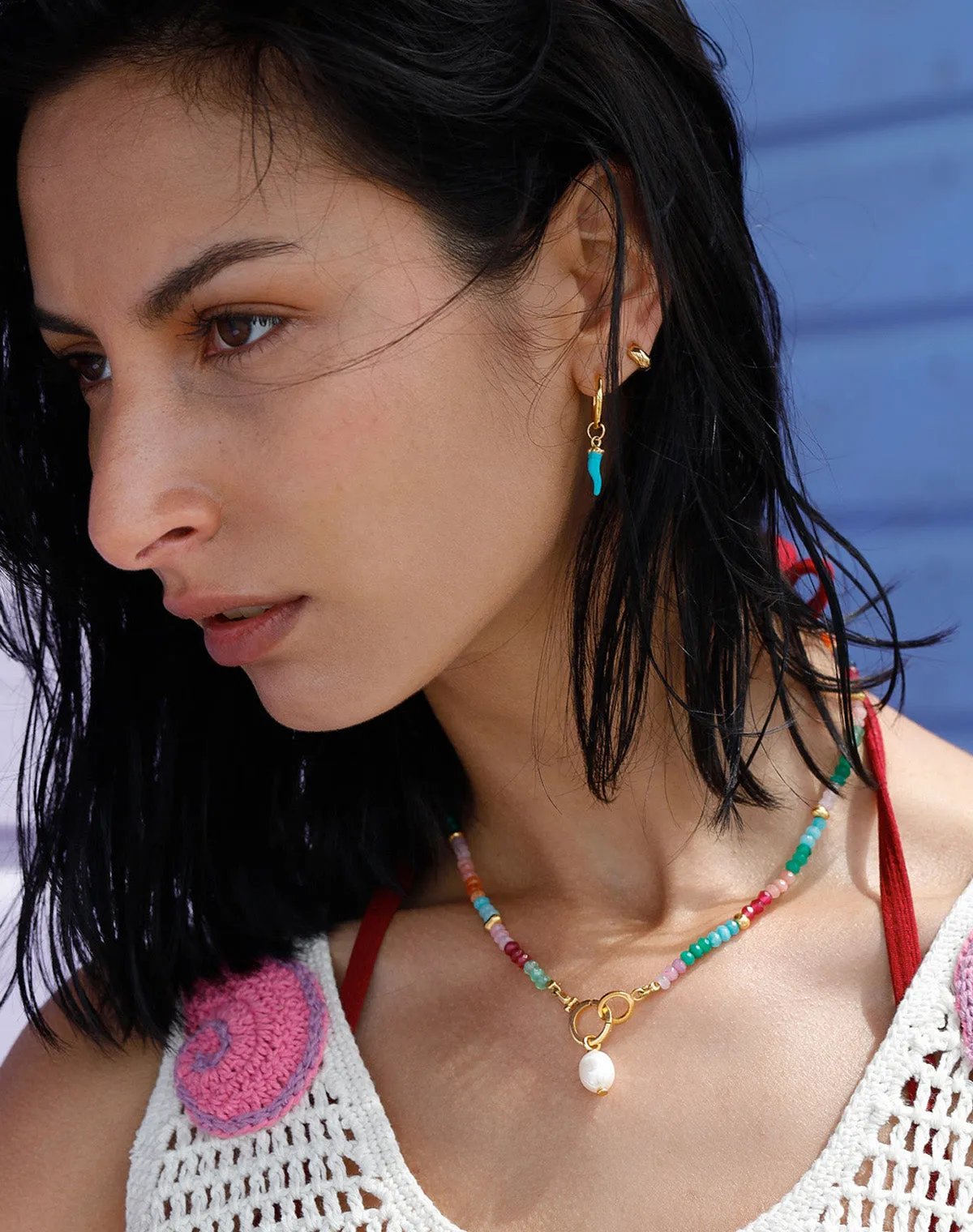 Iris Necklace in Gold