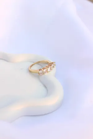 JRing (sterling silver semi precious zirconium ring) -240-CL