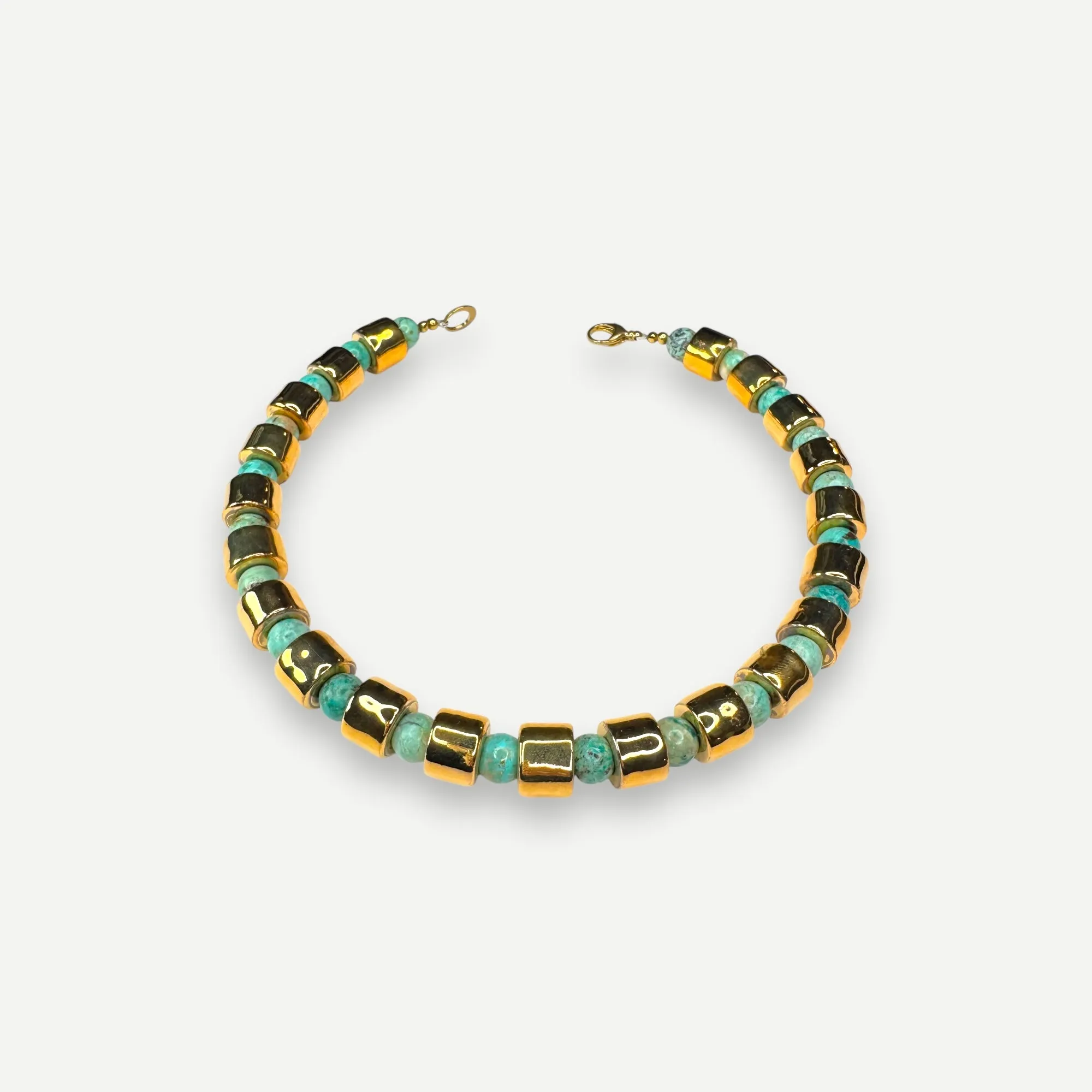 KARAT & TURQ SUNDRY.  BEAD TWO.