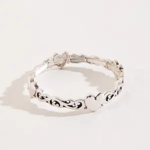 Kari Heart Cuff Bracelet