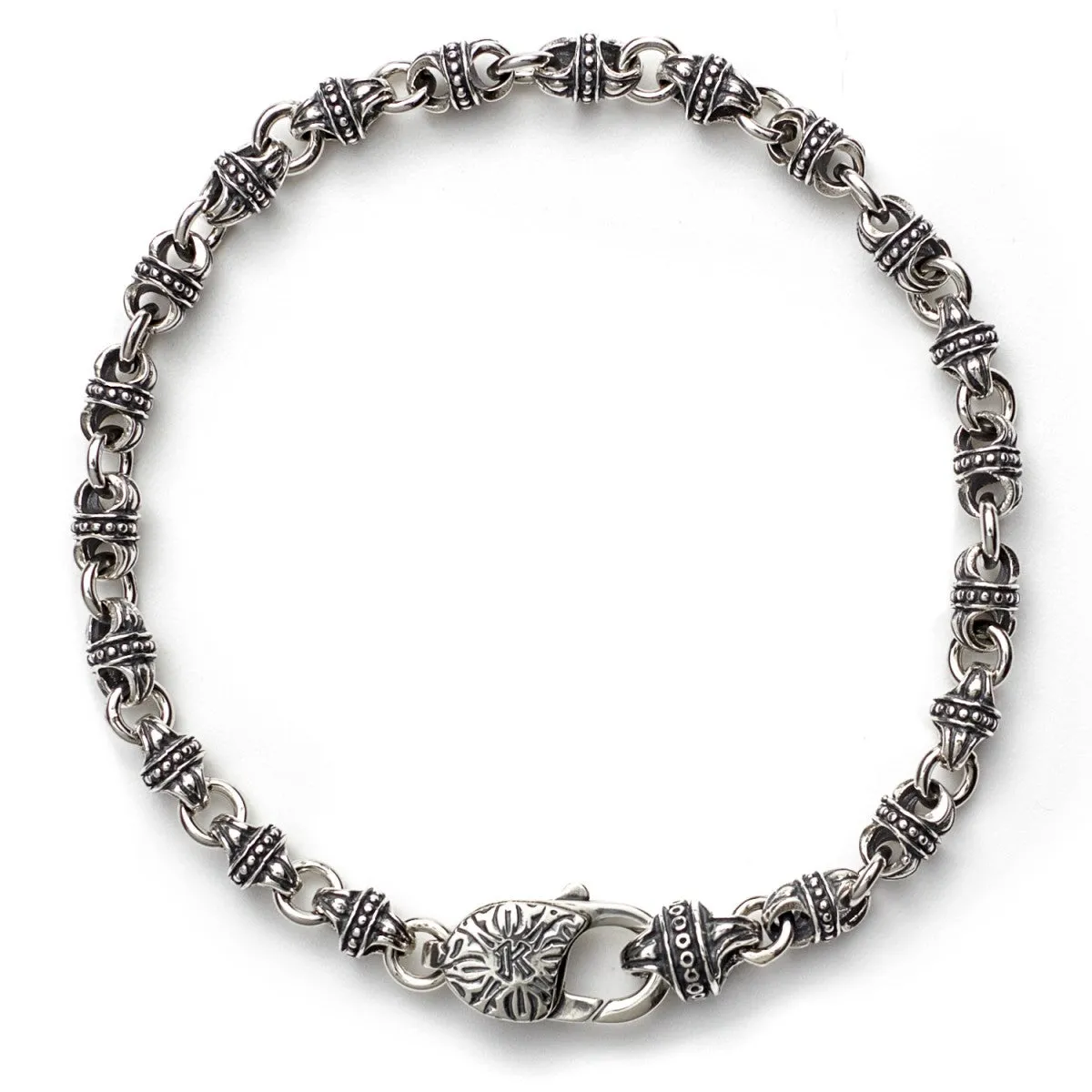 Konstantino Men's Sterling Silver Link Bracelet