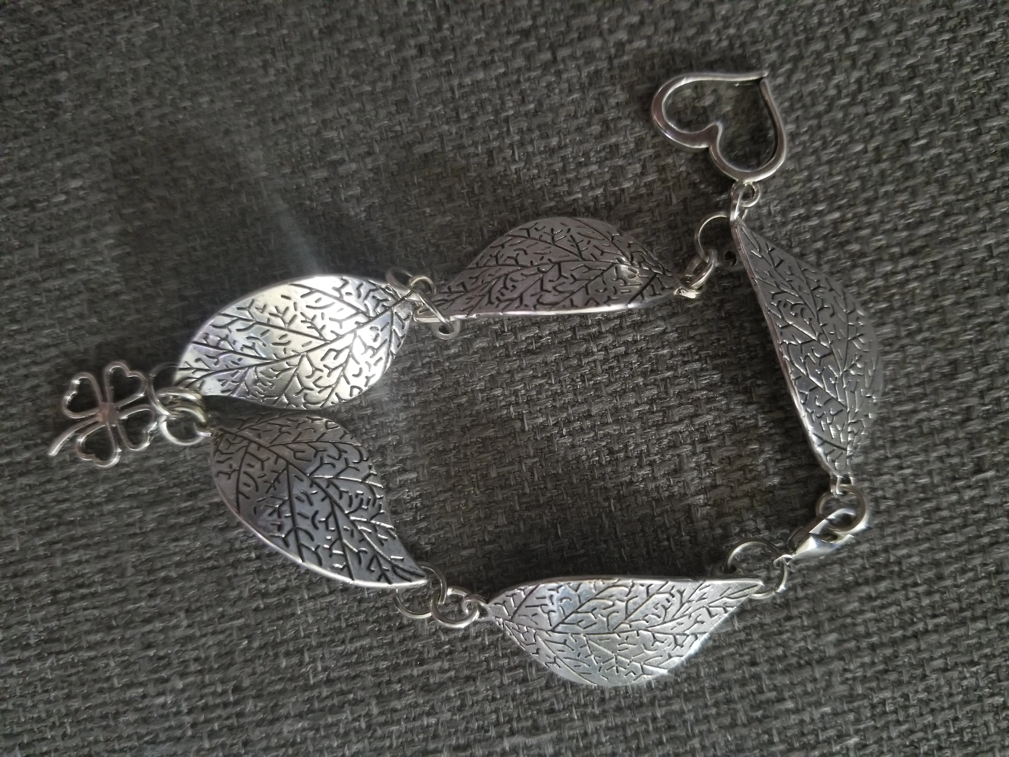 Leaf Design Wilhelmina Creations bracelet