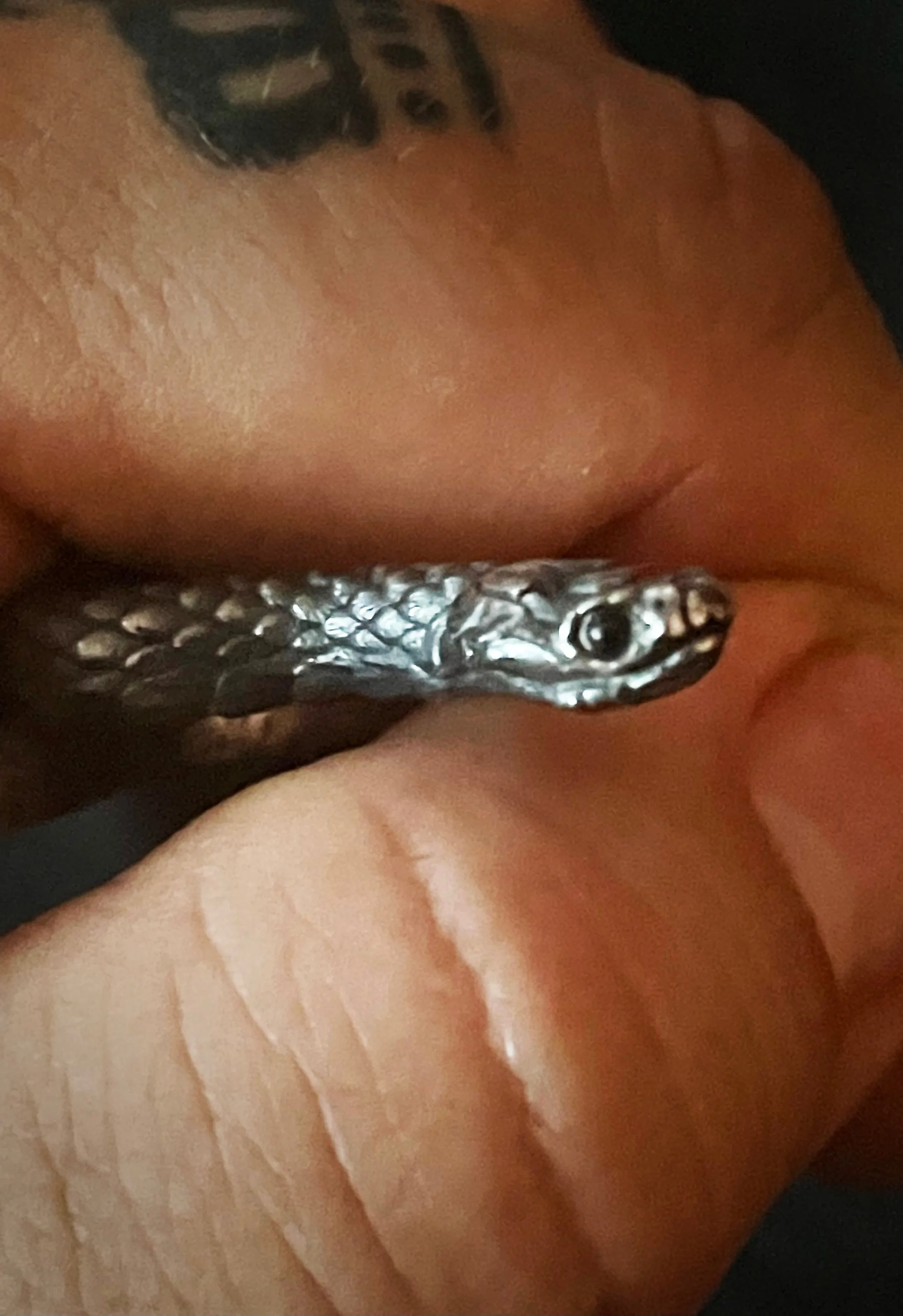 Leviathan Cross Snake Pendant
