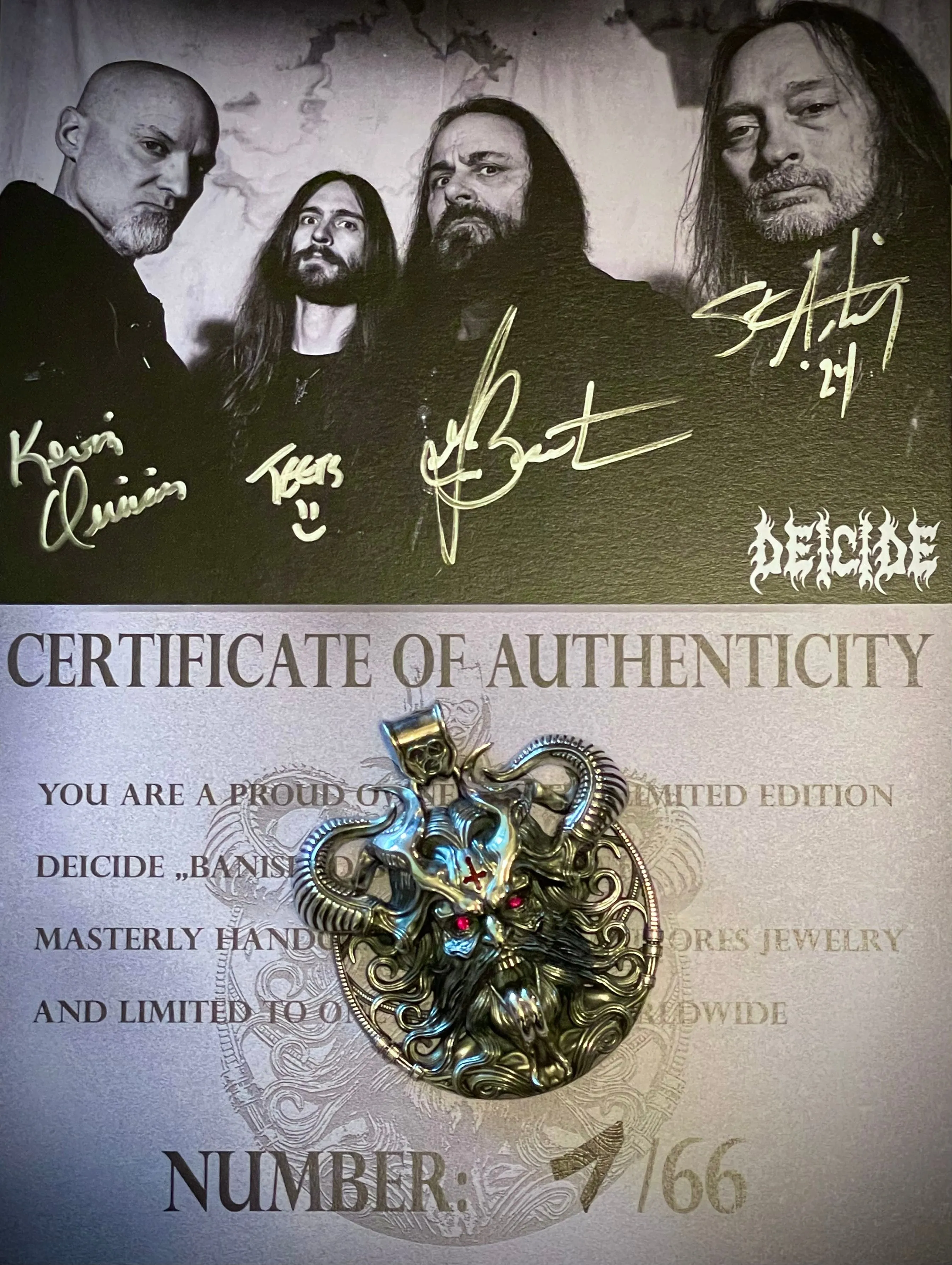 Limited Edition “Banished by Sin" Devil's Amulet