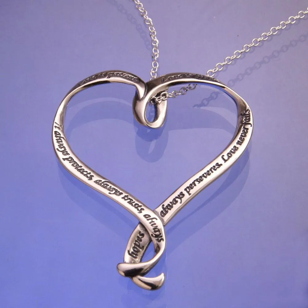 Love Is Patient, Love Is Kind - 1 Corinthians 13 Necklace