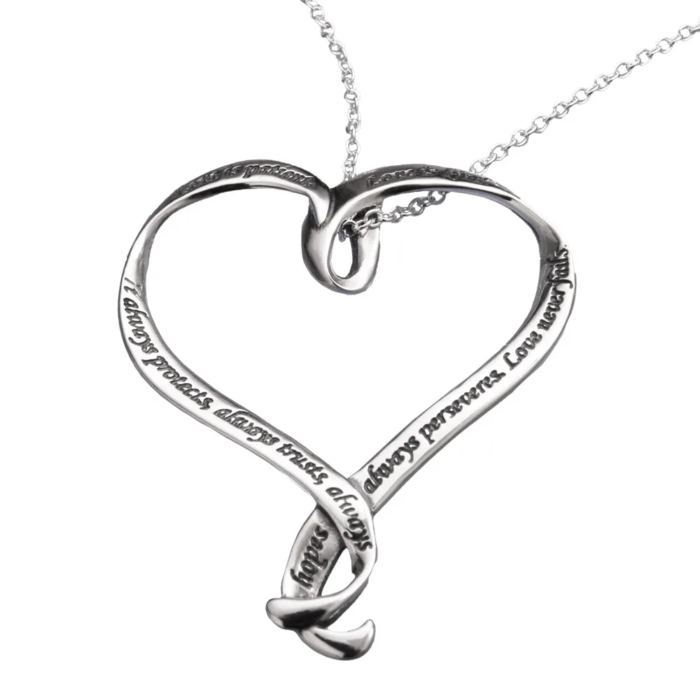 Love Is Patient, Love Is Kind - 1 Corinthians 13 Necklace