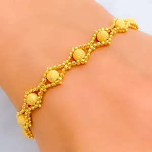 Lovely Fashionable 22K Gold Bracelet