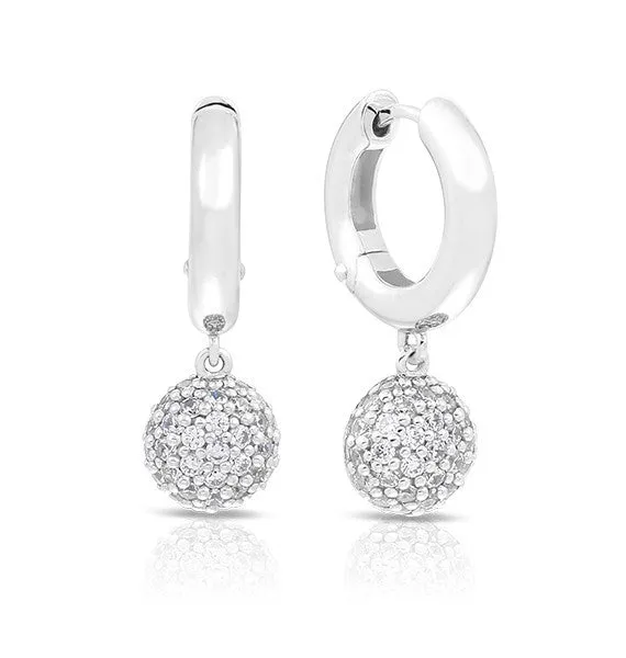 LUNETTA WHITE EARRINGS