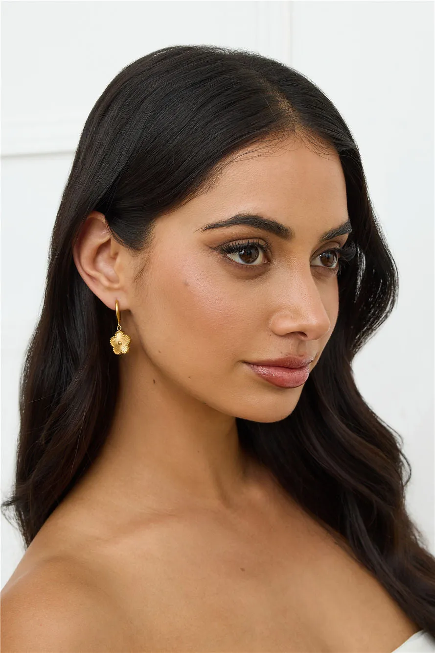Luxe Glam Earrings Gold