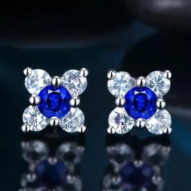 Luxurious 925 Sterling Silver Pink Drop Stud Earings For Women And Girls Sparkling Jewelry Gift For Ladies