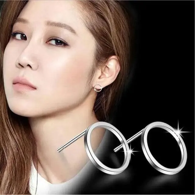 Luxurious 925 Sterling Silver Pink Drop Stud Earings For Women And Girls Sparkling Jewelry Gift For Ladies