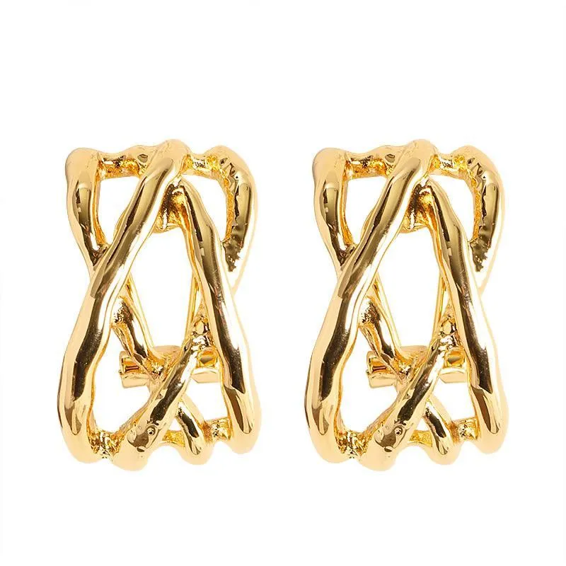 Luxurious Abstract Earrings - Fluffy