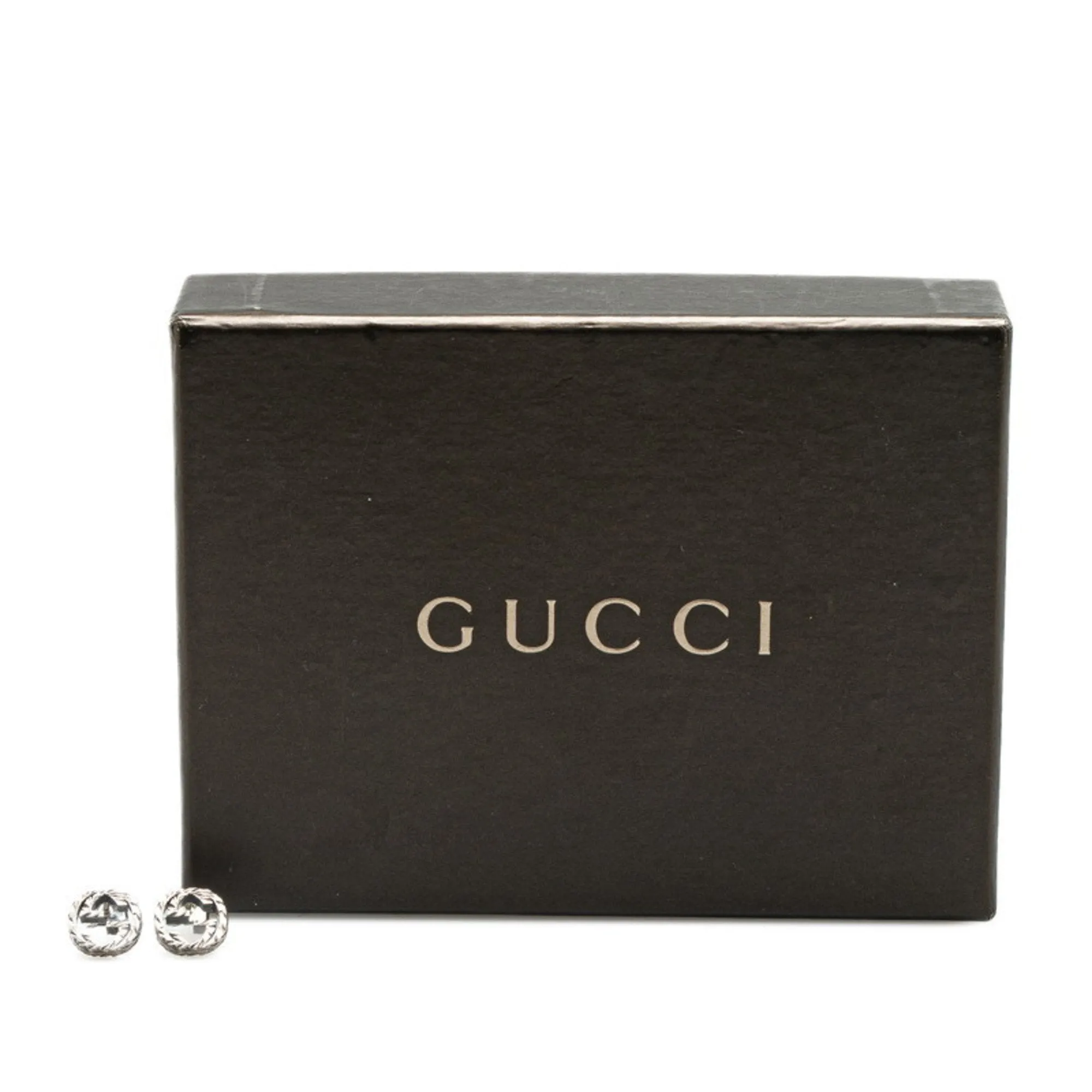 Luxurious Metal Earrings with Box